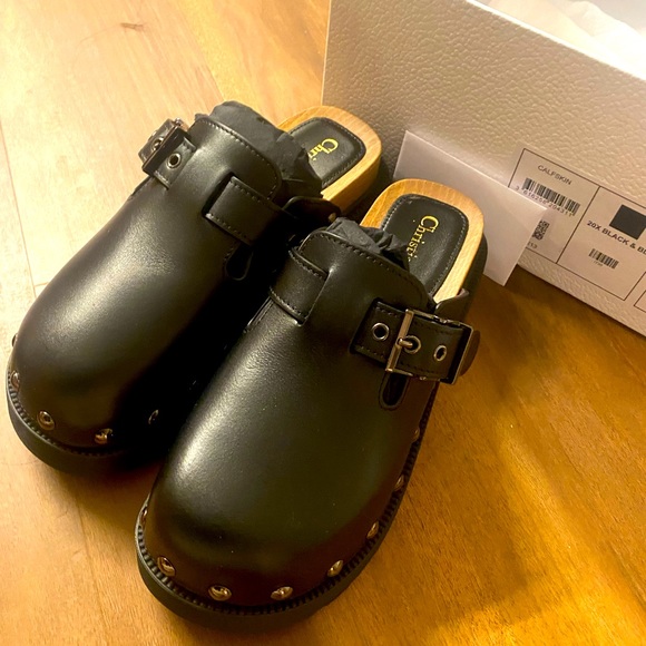 Diorquake clog black calfskin by Christian Dior. Size 36 - Picture 1 of 9